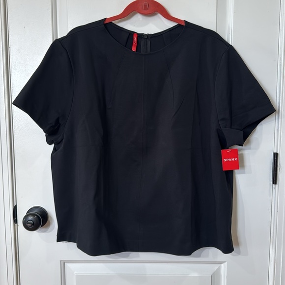 *NEW* SPANX THE PERFECT FUNNEL TOP PONTE ZIPPER BACK CLASSIC BLACK 3X - Picture 5 of 10